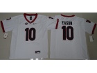 Georgia Bulldogs #10 Jacob Eason White Limited College Football Jerseys