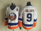 New York Islanders #9 Trevor Gillies White CCM Throwback Hockey Jerseys