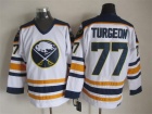 Buffalo Sabres #77 Pierre Turgeon White CCM Throwback Hockey Jerseys