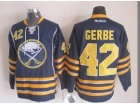 Buffalo Sabres #42 Nathan Gerbe Blue CCM Throwback Hockey Jerseys