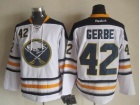 Buffalo Sabres #42 Nathan Gerbe White CCM Throwback Hockey Jerseys