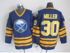 Buffalo Sabres #30 Ryan Miller Blue CCM Throwback Hockey Jerseys