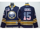 Buffalo Sabres #15 Jack Eichel Blue USA Flag Hockey Jerseys