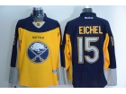 Buffalo Sabres #15 Jack Eichel Yellow Alternate Premier Hockey Jerseys