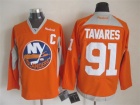 New York Islanders #91 John Tavares Orange Hockey Jerseys