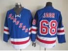 New York Rangers #68 Jaromir Jagr Blue CCM Throwback Jerseys