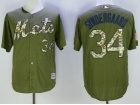 New York Mets #34 Noah Syndergaard Green Baseball Jersey