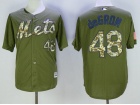 New York Mets #48 Jacob deGrom Green Baseball Jersey