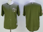 Washington Nationals Blank Green Baseball Jersey