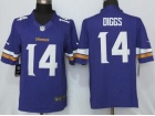 Minnesota Vikings #14 Stefon Diggs Purple Limited Football Jerseys