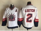 New York Rangers #2 Brian Leetch White Statue of Liberty CCM Hockey Jerseys