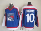 New York Rangers #10 Ron Duguay Blue New Style CCM Throwback Jerseys