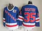 New York Rangers #35 Mike Richter Blue 75th Patch CCM Hockey Jerseys