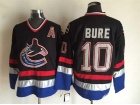 Vancouver Canucks #10 Pavel Bure Black Throwback Vintage CCM Jersey