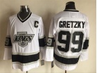 Los Angeles Kings #99 Wayne Gretzky White CCM Premier Throwback Jerseys