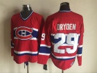 Montreal Canadiens #29 Ken Dryden Red CCM Vintage Hockey Jerseys