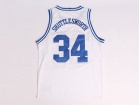 Movie Lincoln #34 Jesus Shuttlesworth Ray Allen White Basketball Jerseys