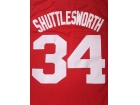 Movie Lincoln #34 Jesus Shuttlesworth Ray Allen Red Basketball Jerseys