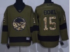 Buffalo Sabres #15 Jack Eichel Green Salute To Service Hockey Jersey