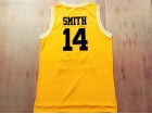 BEL-AIR Academy #14 Will Smith Yellow Movie Basketball Jerseys