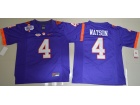 2016 Clemson Tigers #4 DeShaun Watson Purple College Football Limited Jersey