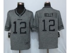 Buffalo Bills #12 Jim Kelly Gridiron Gray Nike Limited Jerseys