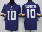 Minnesota Vikings #10 Fran Tarkenton Purple Limited Jerseys