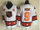 Detroit Red Wings #9 Gordie Howe White All Star Hockey Jerseys