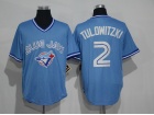 Toronto Blue Jays #2 Troy Tulowitzki Baby Blue Throwback Baseball Jersey