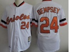 Baltimore Orioles #24 Rick Dempsey White 1983 Throwback Jerseys