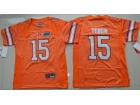 Youth Florida Gators #15 Tim Tebow Orange Football Jerseys