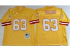 Tampa Bay Buccaneers #63 Lee Roy Selmon Yellow Throwback Jersey