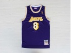 Los Angeles Lakers #8 Kobe Bryant Purple Stitched 1996-97 Hardwood Classic Basketball Jersey