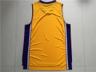 Los Angeles Lakers Blank Yellow Stitched Basketball Jersey