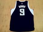 Sacramento Kings #9 Rajon Rondo Black Stitched Basketball Jerseys