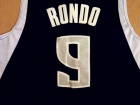 Sacramento Kings #9 Rajon Rondo Black Stitched Basketball Jerseys