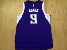 Sacramento Kings #9 Rajon Rondo Purple Stitched Basketball Jerseys