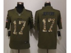 Chicago Bears #17 Alshon Jeffery Green Salute To Service Limited Jersey