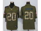 Philadelphia Eagles #20 Brian Dawkins Green Salute To Service Limited Jerseys