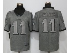 Philadelphia Eagles #11 Carson Wentz Gridiron Gray Limited Football Jerseys