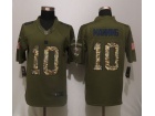 New York Giants #10 Eli Maning Green Salute to Service Nike Limited Jerseys