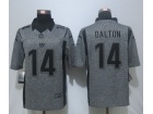 Cincinnati Bengals #14 Andy Dalton Gridiron Gray Limited Football Jerseys