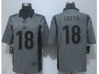 Cincinnati Bengals #18 A.J Green Gridiron Gray Limited Football Jerseys