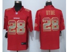 San Francisco 49ers #28 Carlos Hyde Red Strobe Limited Football Jerseys