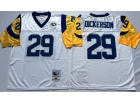 St.Louis Rams #29 Eric Dickerson White Throwback Jersey