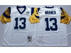 St.Louis Rams #13 Kurt Warner White Throwback Jersey