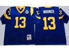 St.Louis Rams #13 Kurt Warner White Throwback Jersey