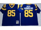 St.Louis Rams #85 Jack Yougblood Blue Throwback Jersey