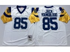 St.Louis Rams #85 Jack Yougblood White Throwback Jersey