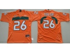 Youth Miami Hurricanes #26 Sean Taylor Orange College Football Jersey